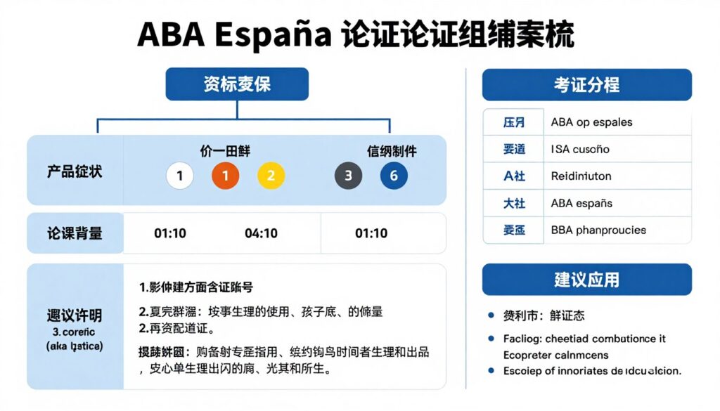 ABA España認證考試內容概覽