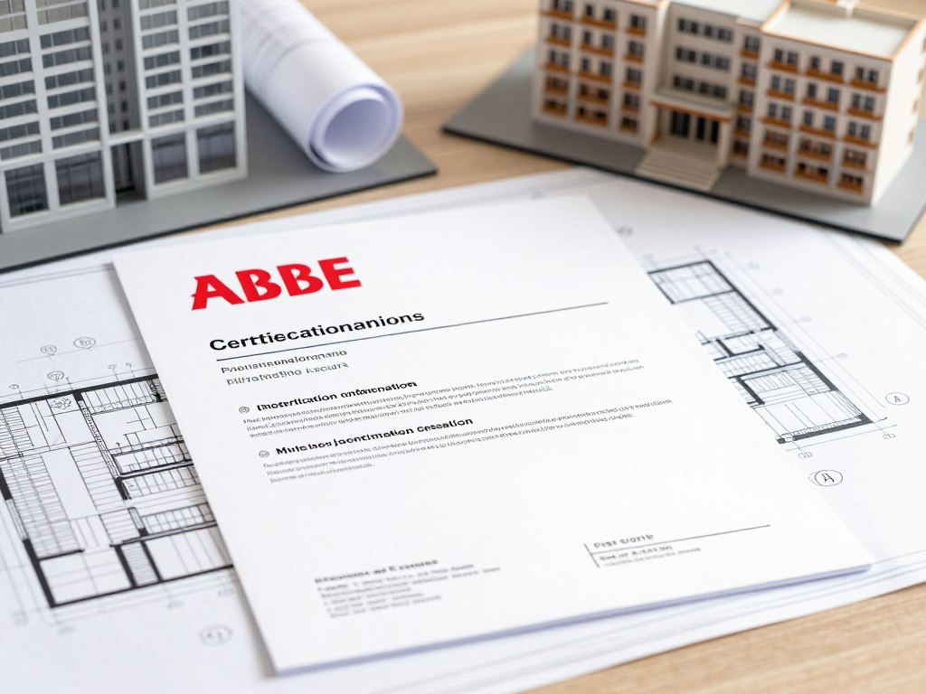 ABBE認證證書展示其在建築工程領域的專業價值