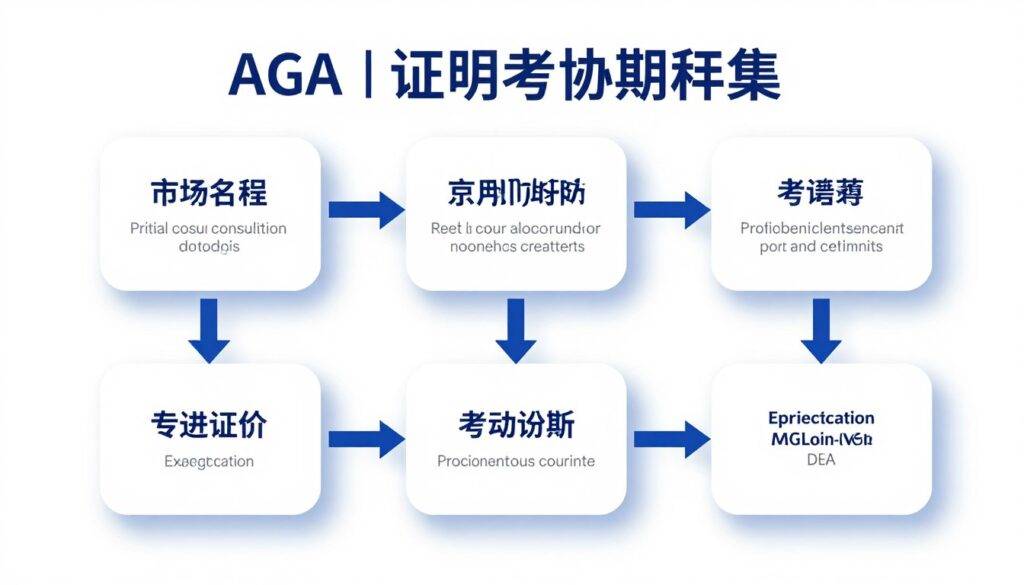 AGA認證代考服務的完整流程圖