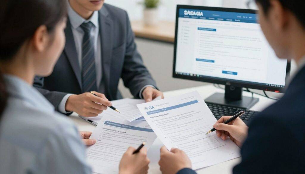 AGA認證考試準備和代考服務諮詢場景