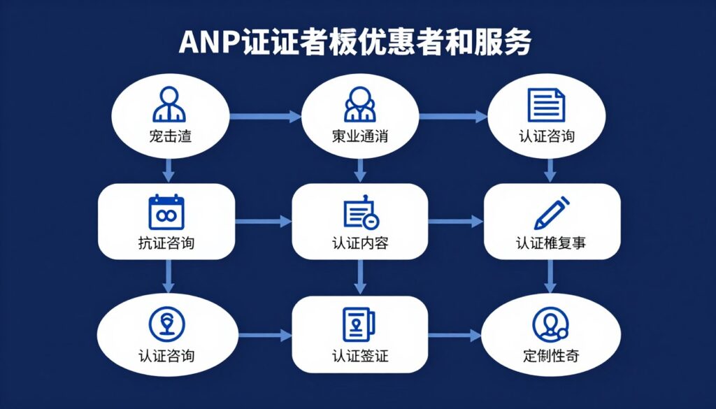 ANP代考服務流程圖解 ANP代考服務流程圖解