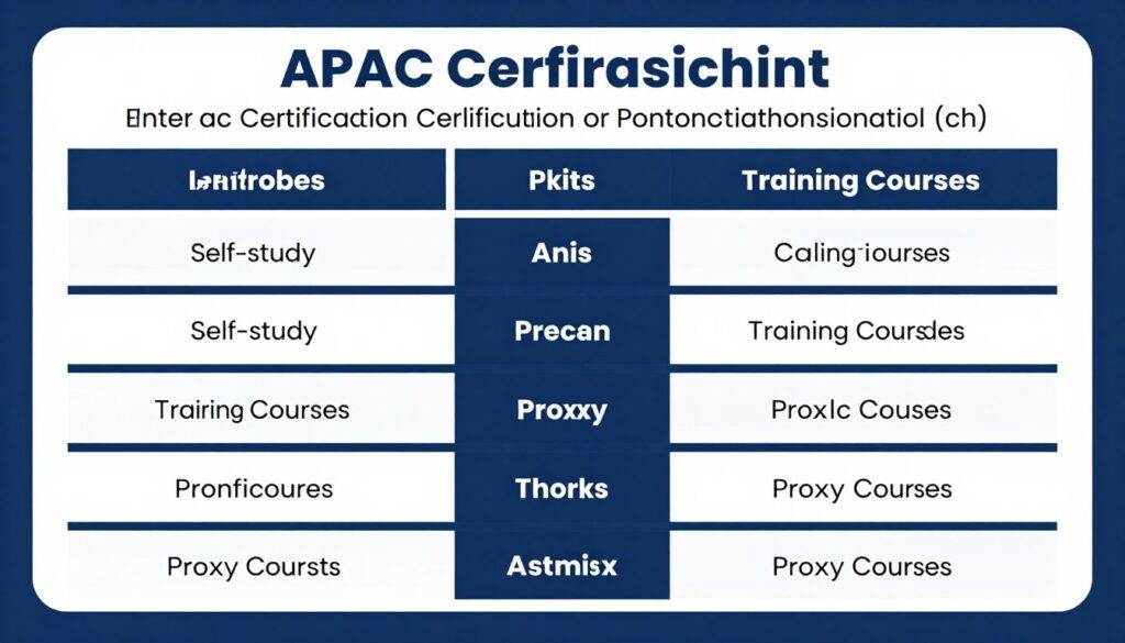 APAC認證不同獲取方式的對比圖表