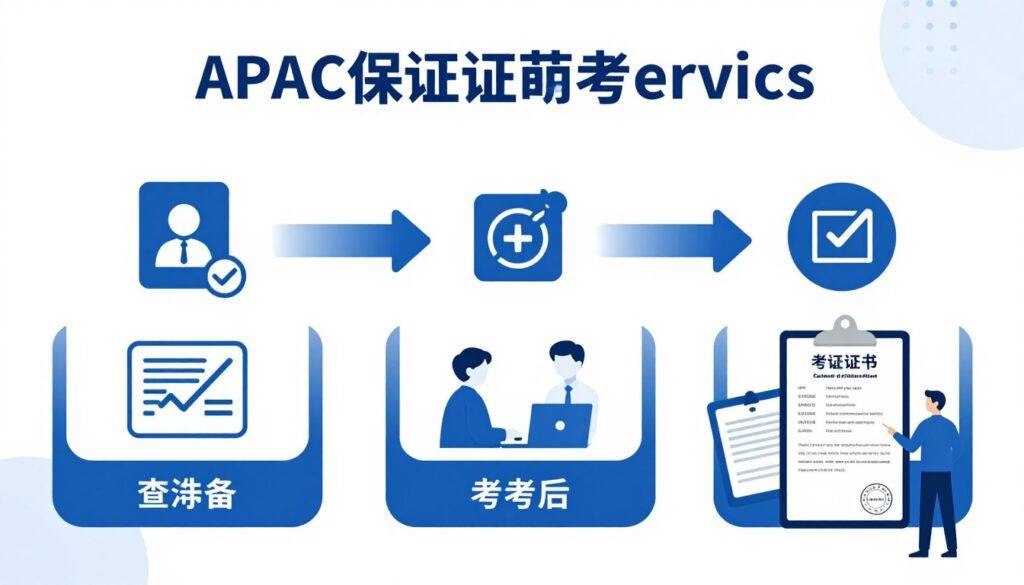 APAC認證代考服務流程圖解