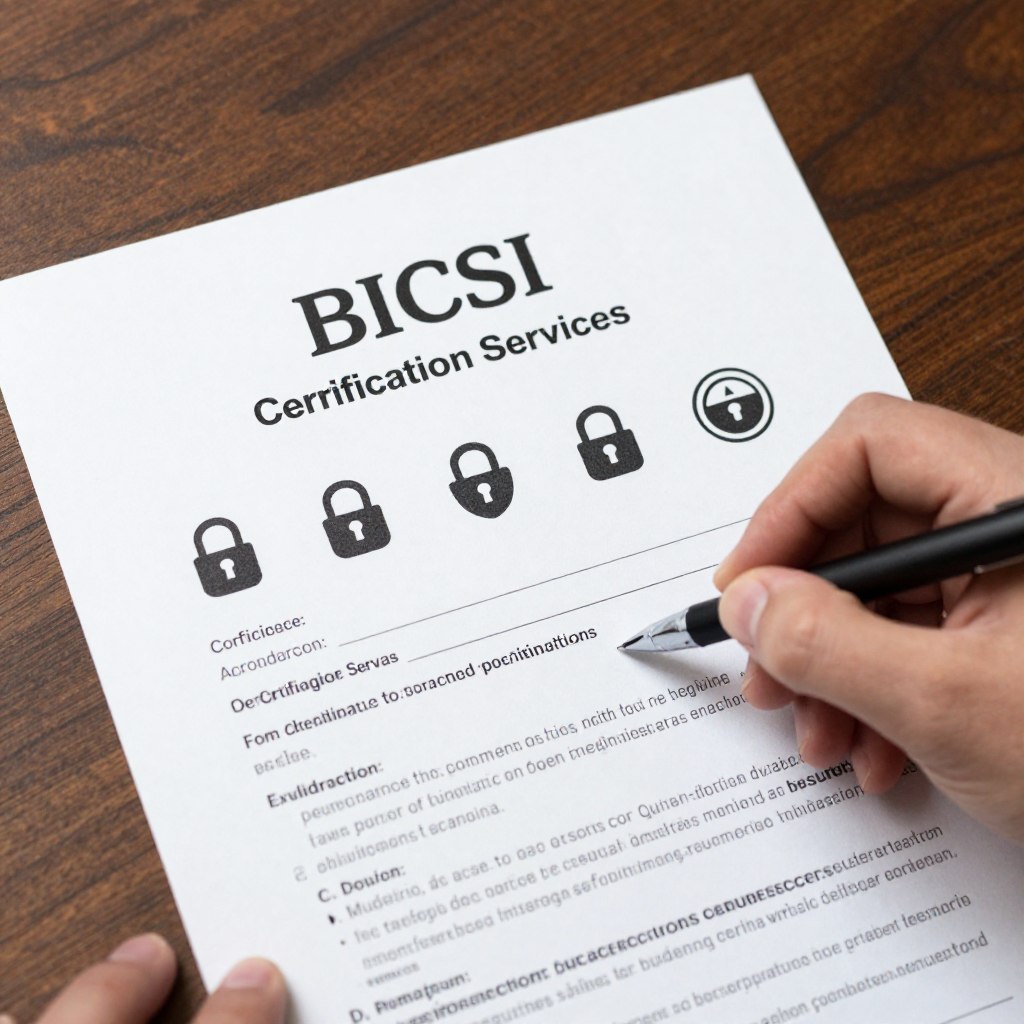 BICSI 認證代考服務保密協議