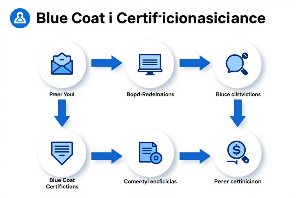 Blue Coat認證服務流程圖 Blue Coat認證服務流程圖