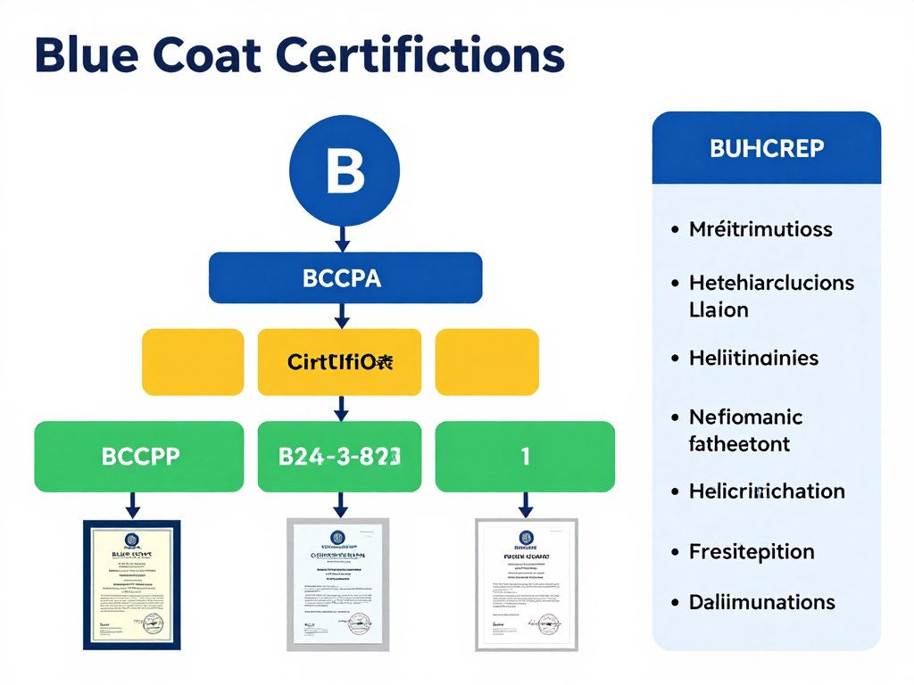 Blue Coat認證考試類型與結構圖表 Blue Coat認證考試類型與結構圖表