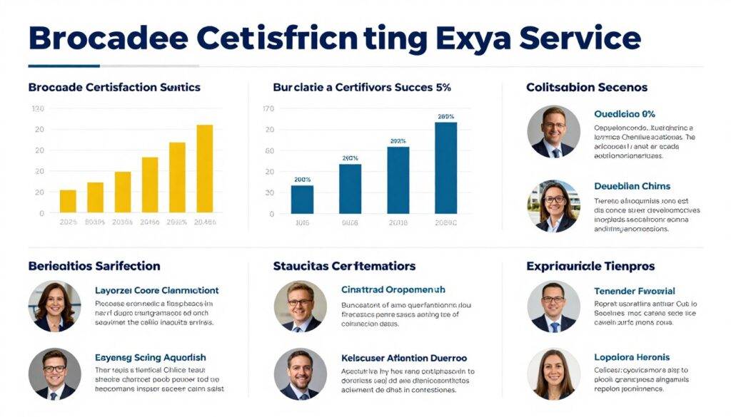 Brocade認證代考服務客戶滿意度統計