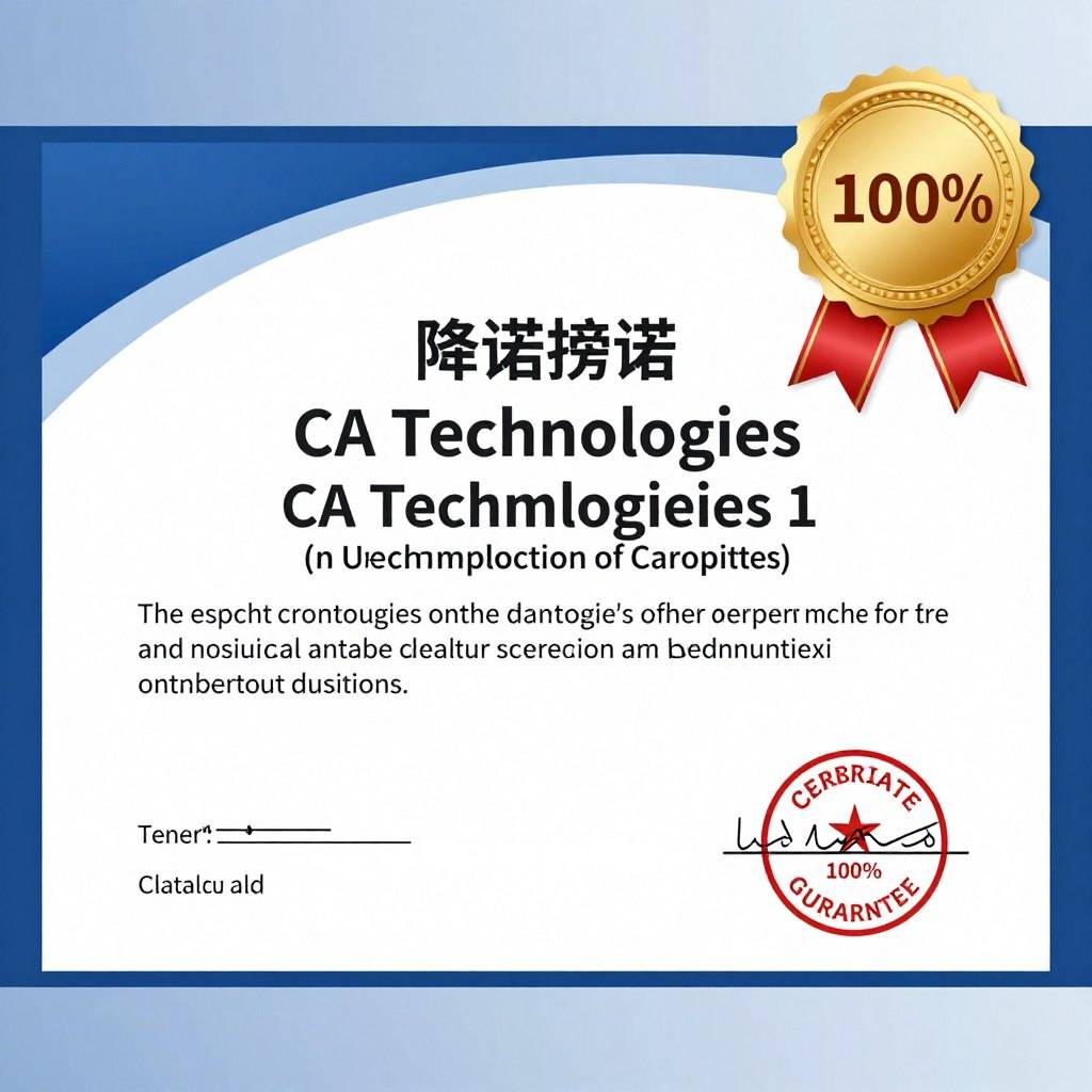 CA Technologies認證考試100%通過保證