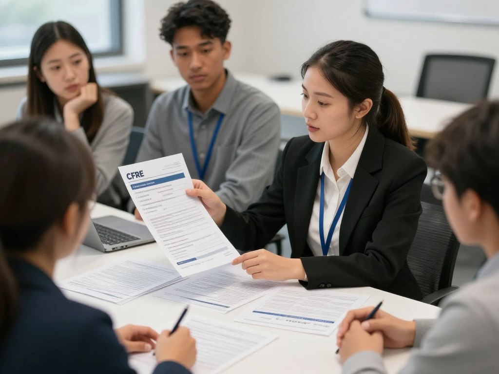 CFRE 認證代考服務專家解答考生疑問的場景