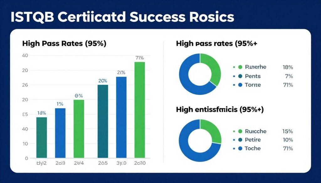 ISTQB®認證代考服務成功率統計圖