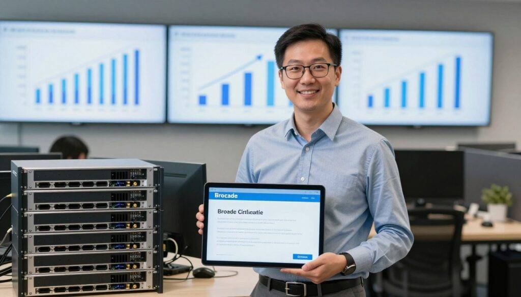IT專業人士展示Brocade認證帶來的職業優勢