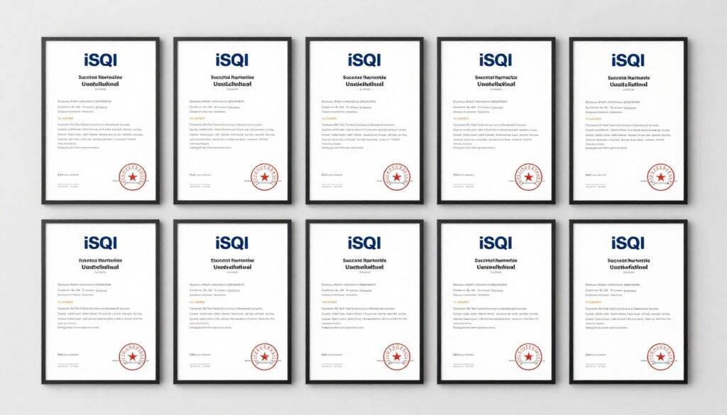 iSQI認證成功通過證書展示 iSQI認證成功通過證書展示