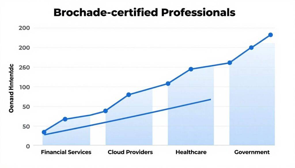各行業對Brocade認證專業人士的需求趨勢