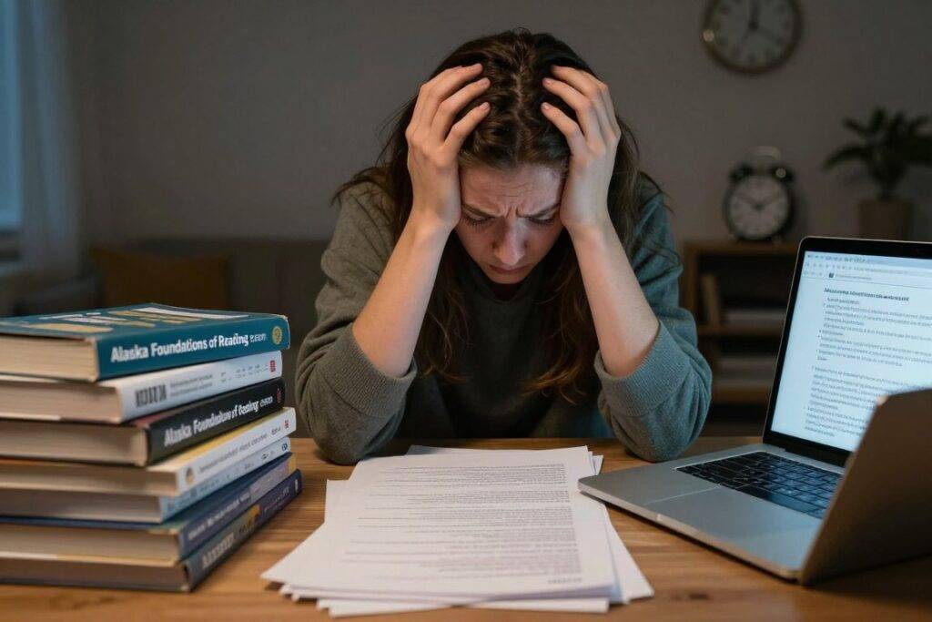 考生準備Alaska Foundations of Reading考試時的壓力 考生準備Alaska Foundations of Reading考試時的壓力