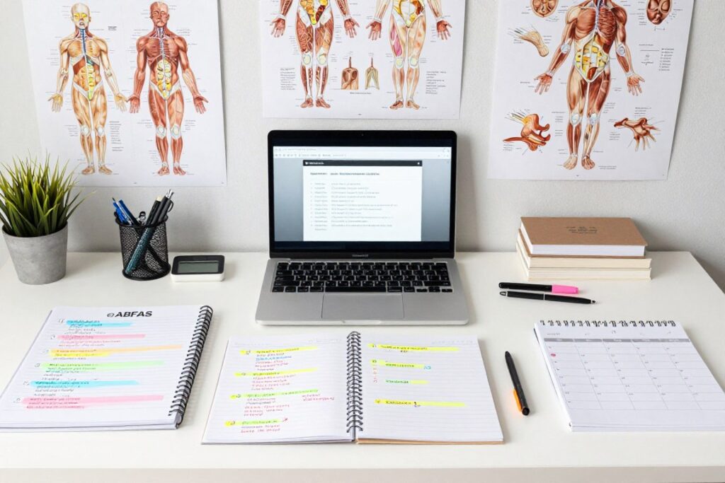 Organized study materials for foot and ankle surgery board certification preparation