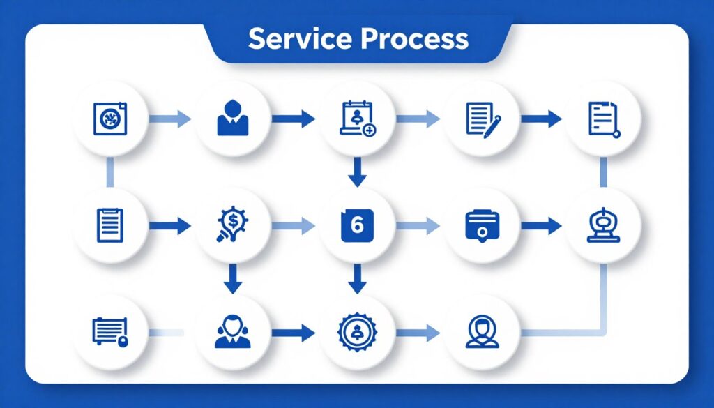 服務流程步驟圖