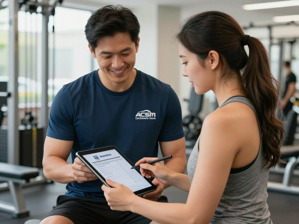 ACSM認證私人教練CPT為客戶設計個性化運動計劃