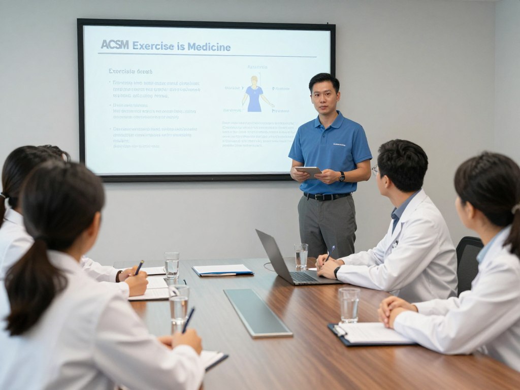 ACSM運動即良醫EIM專業人員向醫生推廣運動處方概念