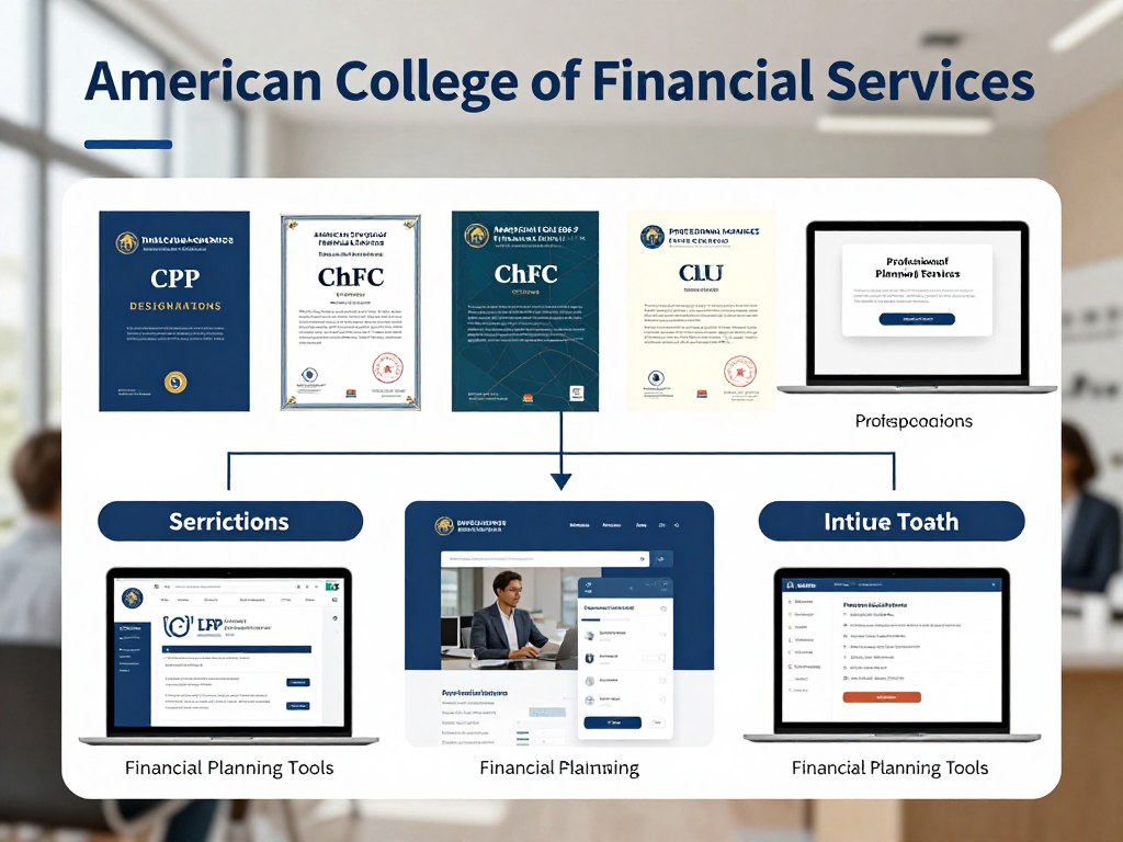 American College of Financial Services教育項目與認證課程全景圖