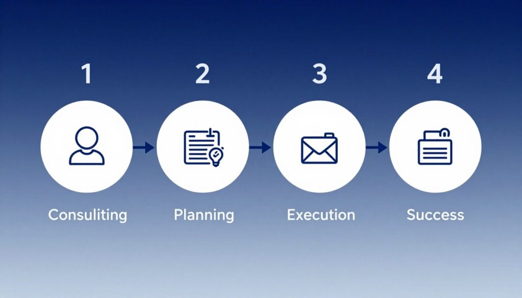 Four-step service process for ACHI certification assistance