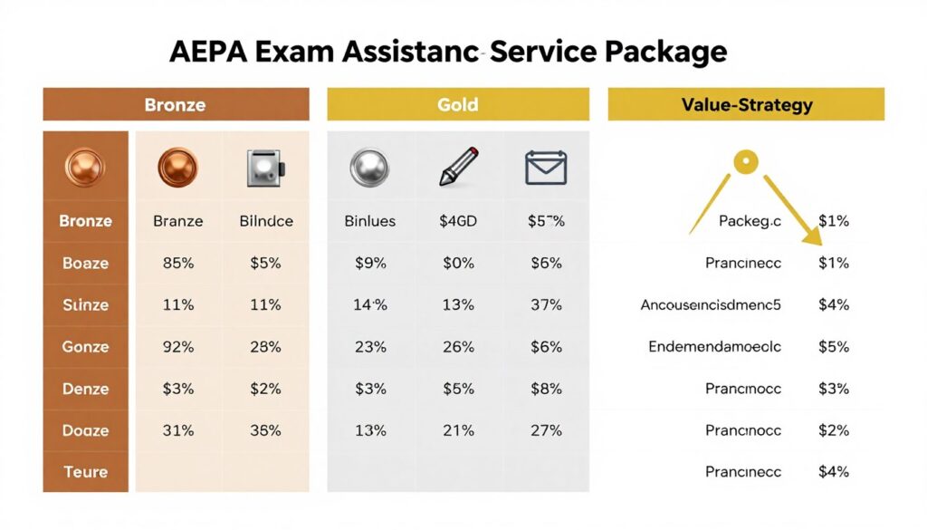 三種AEPA代考服務方案對比 三種AEPA代考服務方案對比