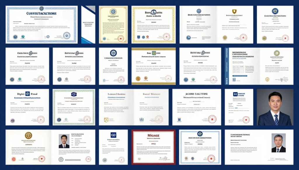 多種教育認證與考試服務展示 多種教育認證與考試服務展示