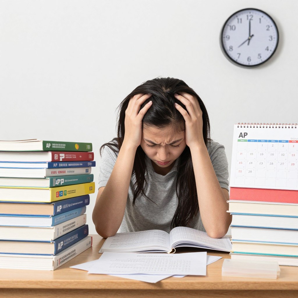 學生面對多門AP課程考試的時間壓力