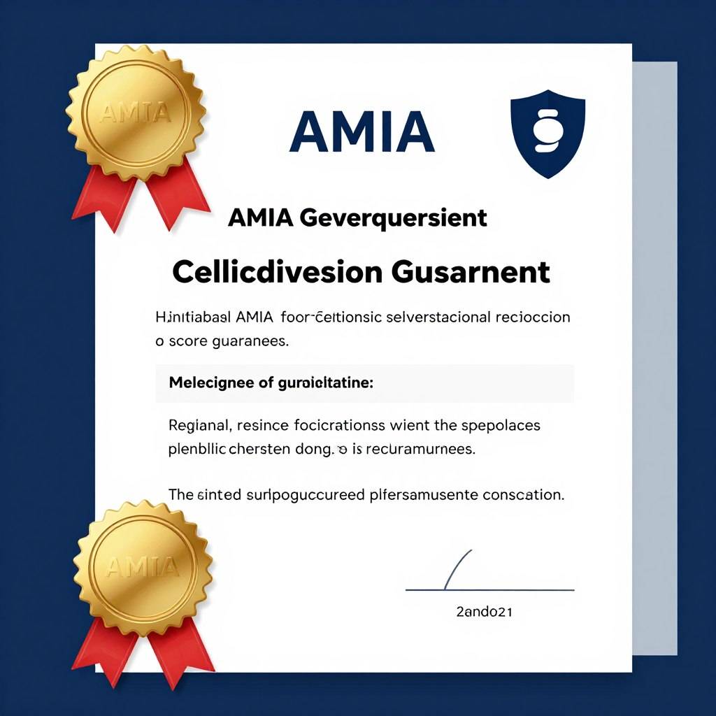 完善的AMIA certification保分承諾機制