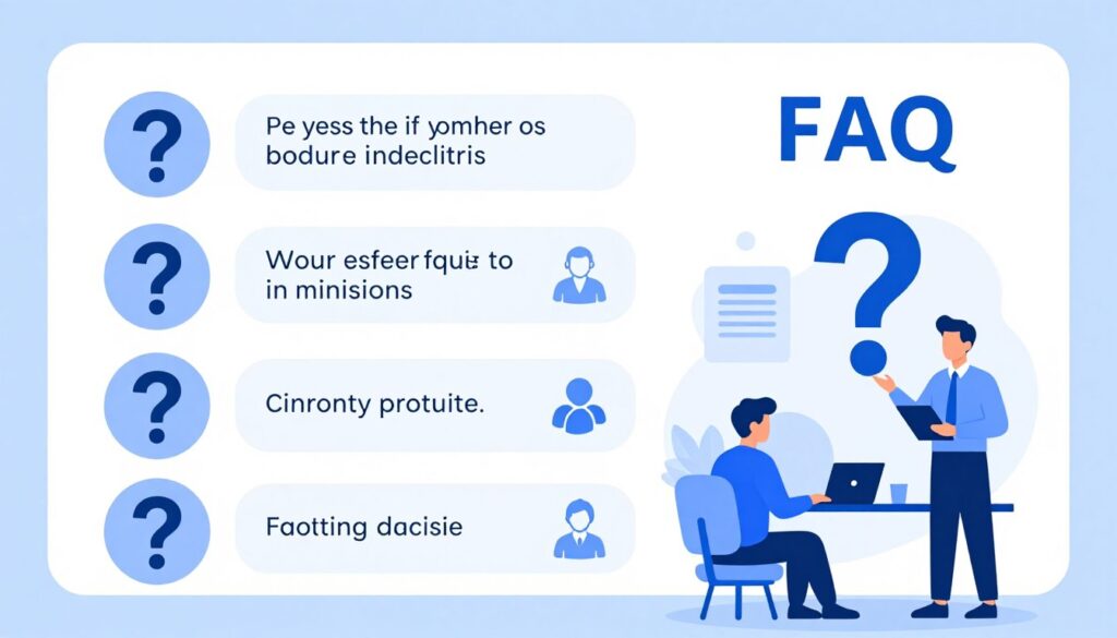 常見問題解答頁面展示