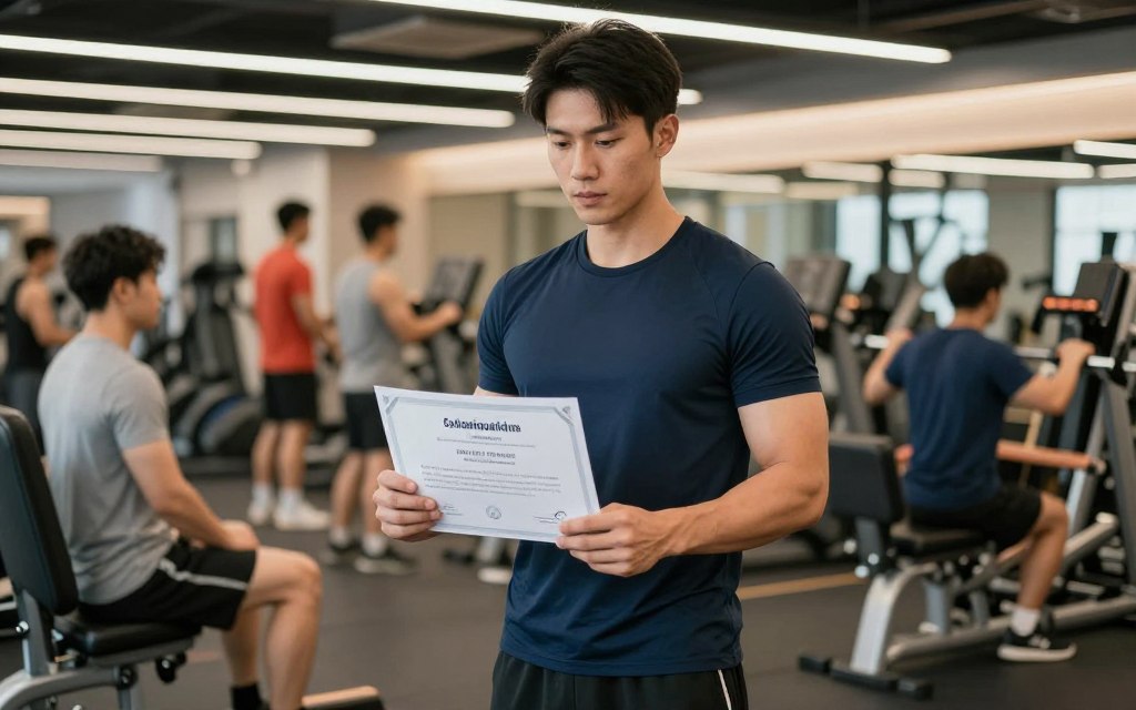 年輕ACSM認證教練在連鎖健身中心成功發展職業生涯