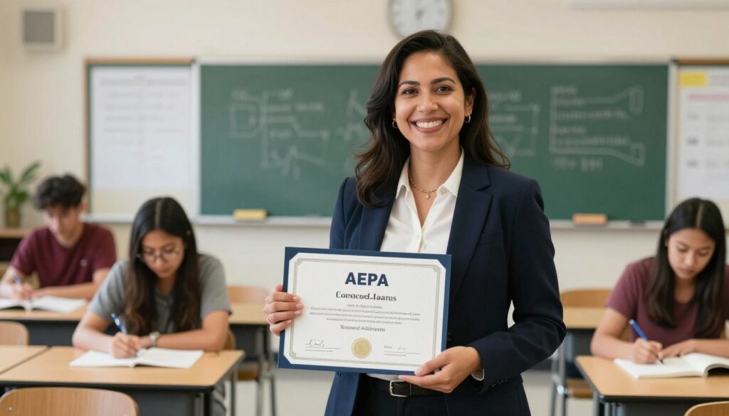 成功獲得AEPA認證開始教師職業生涯 成功獲得AEPA認證開始教師職業生涯