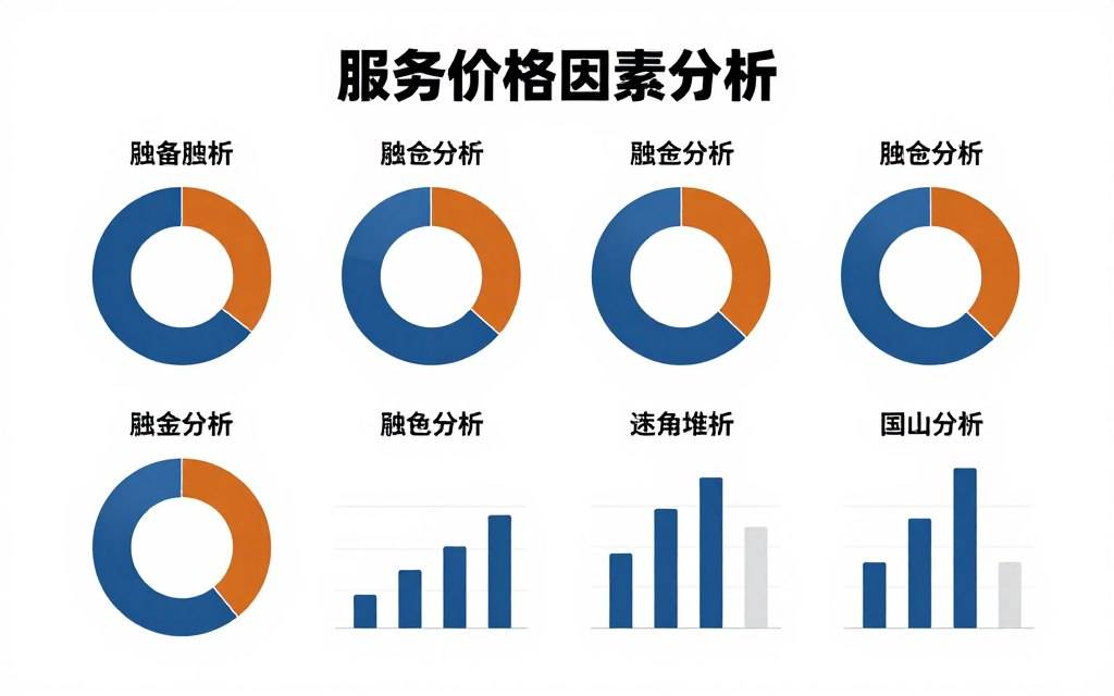 服务价格影响因素分析图表