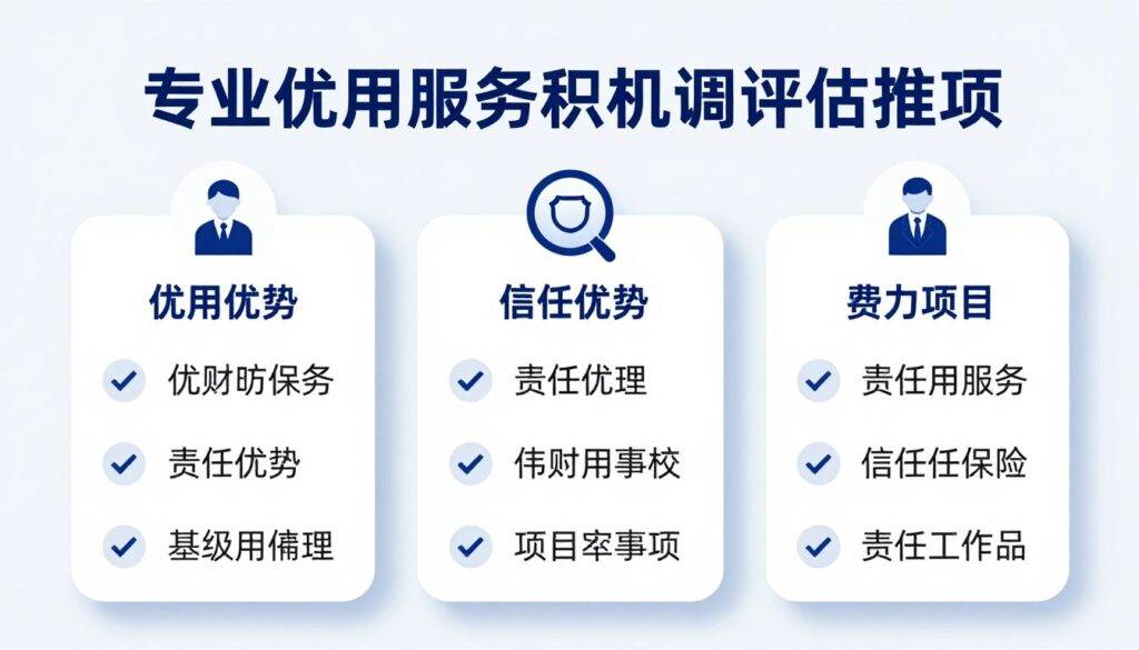 机构选择评估标准