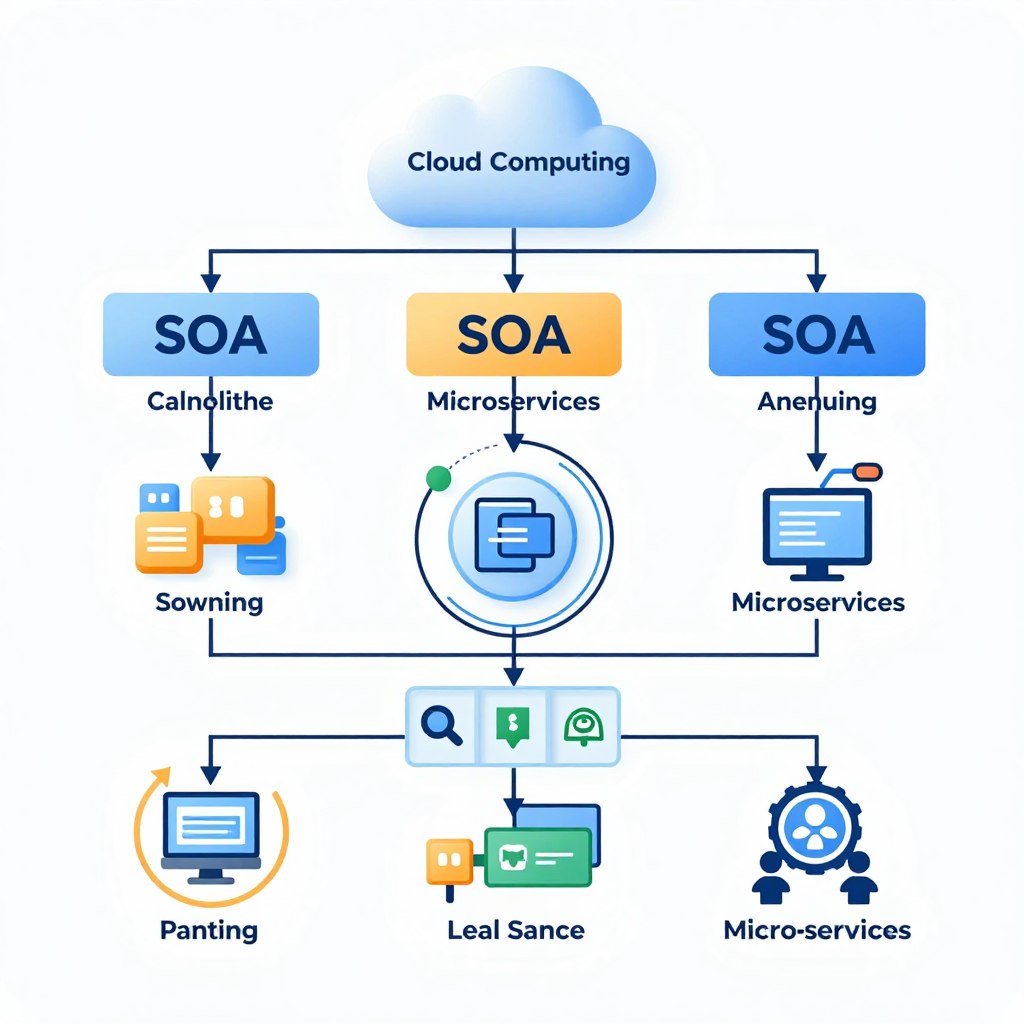 雲端技術架構示意圖 雲端技術架構示意圖