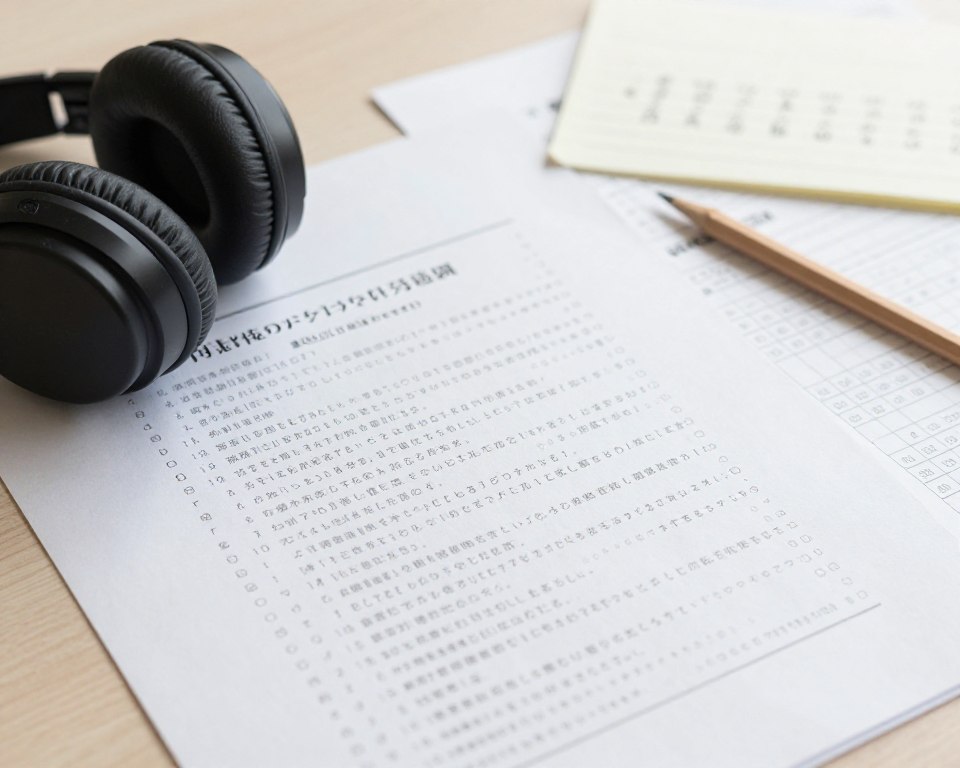 EJU日語考試代考專家進行聽解和讀解練習準備為考生提供高分保障