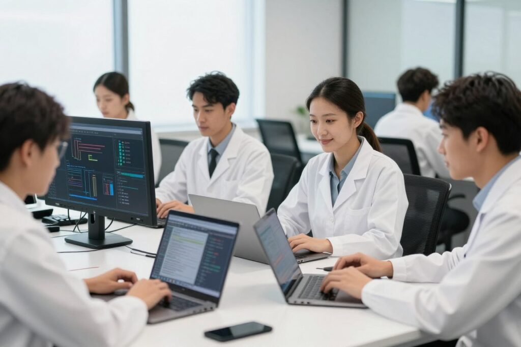 博士級統計專家團隊協作場景