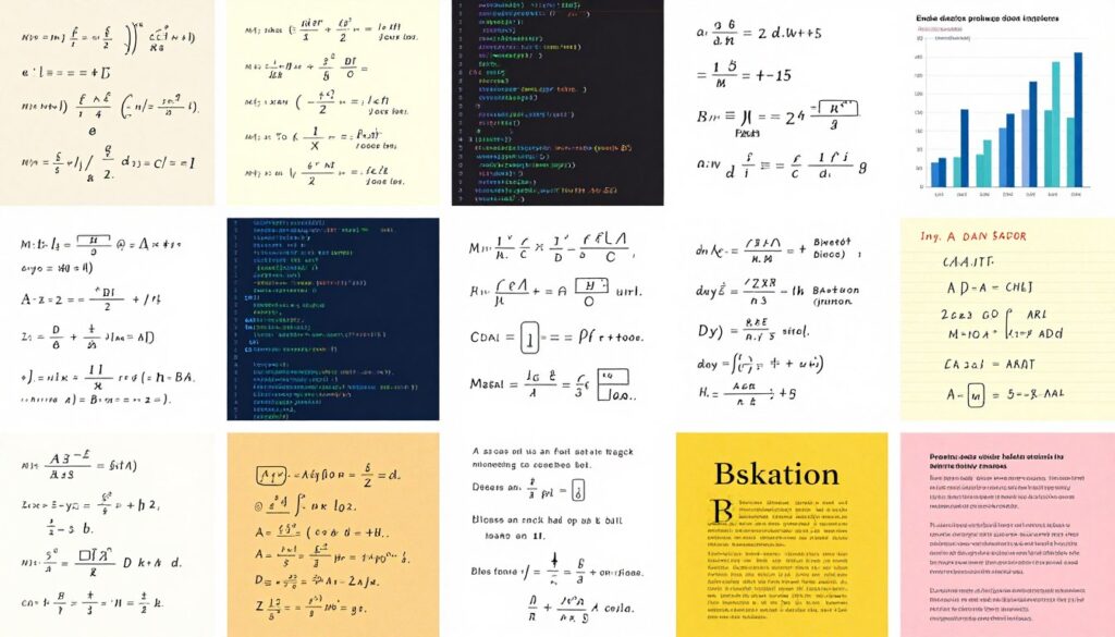 各類考試科目覆蓋示意圖