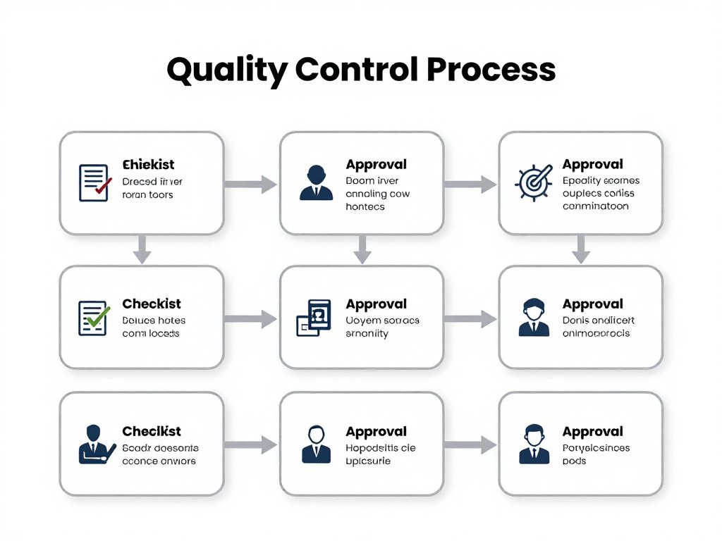 品質控制流程圖示