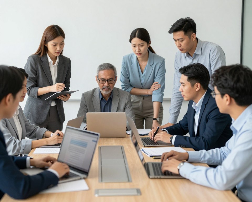 多學科專家團隊協作場景