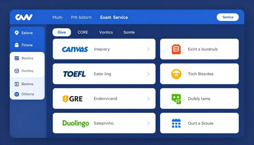 多平台考試服務整合展示一站式解決方案