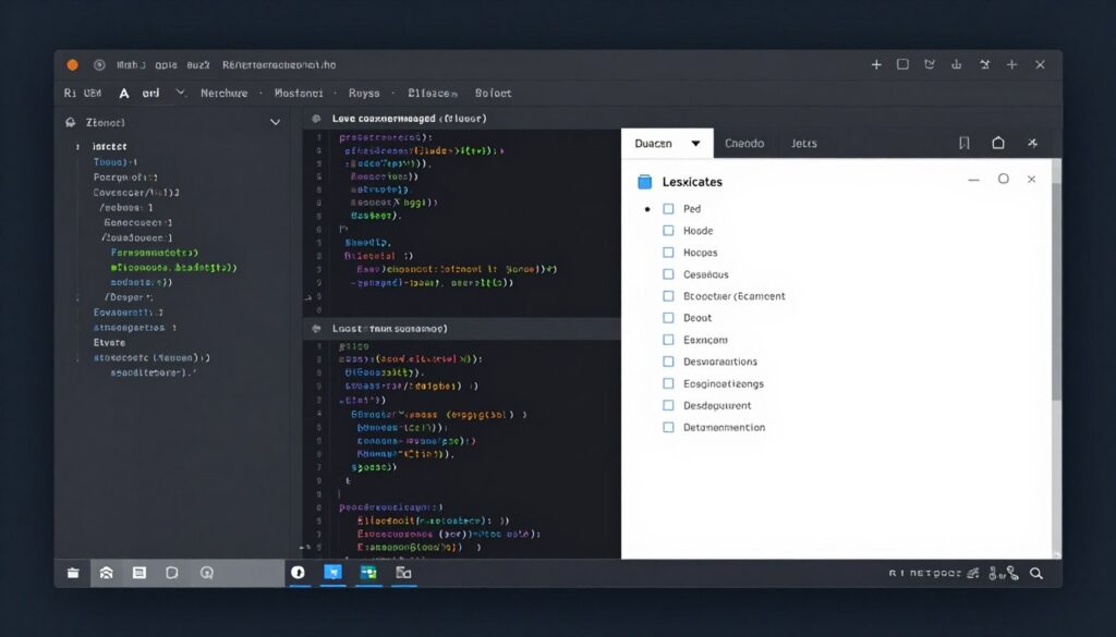 多種編程語言代碼在現代IDE中展示