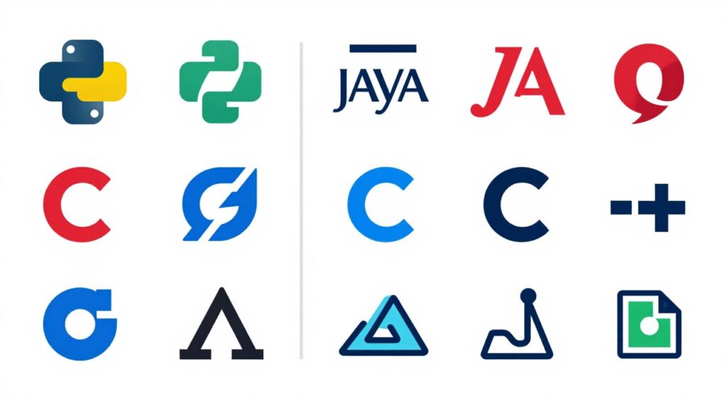 多種編程語言圖標集合