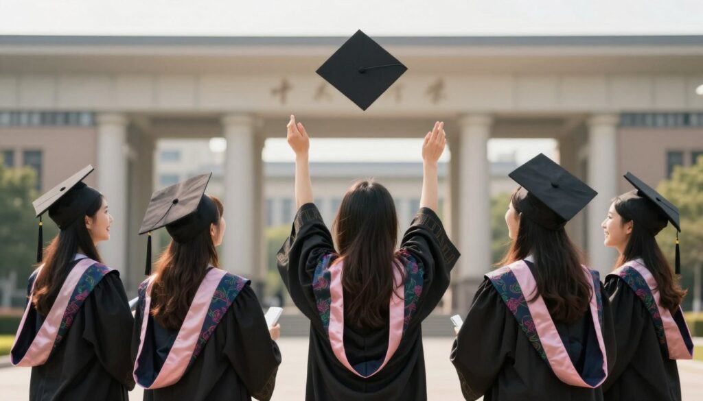 學業成功學術成就慶祝場景