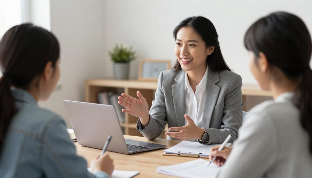 學生諮詢與問題解答情境