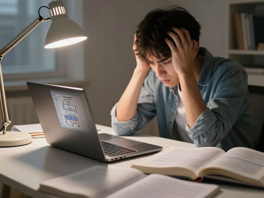 學生面對複雜數據庫作業的挑戰 學生面對複雜數據庫作業的挑戰