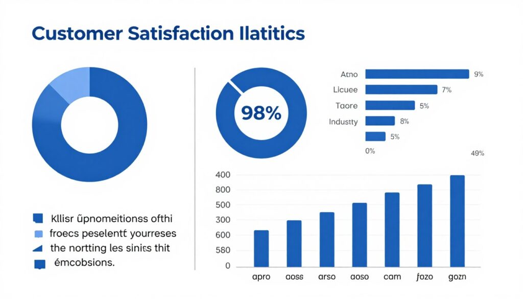 客戶滿意度與成功率統計 客戶滿意度與成功率統計
