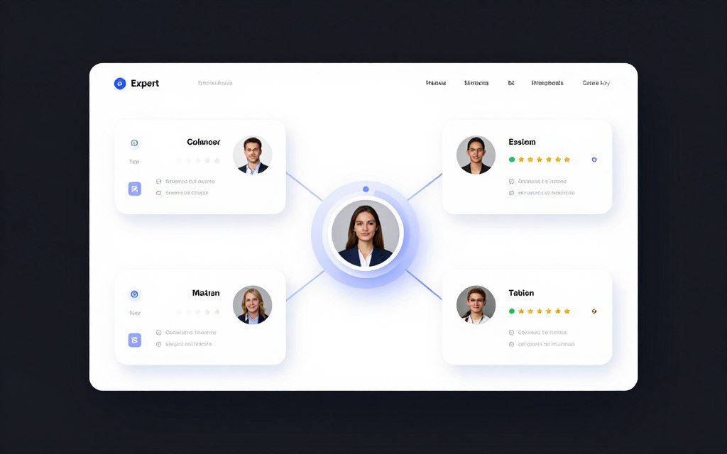 專家匹配系統界面