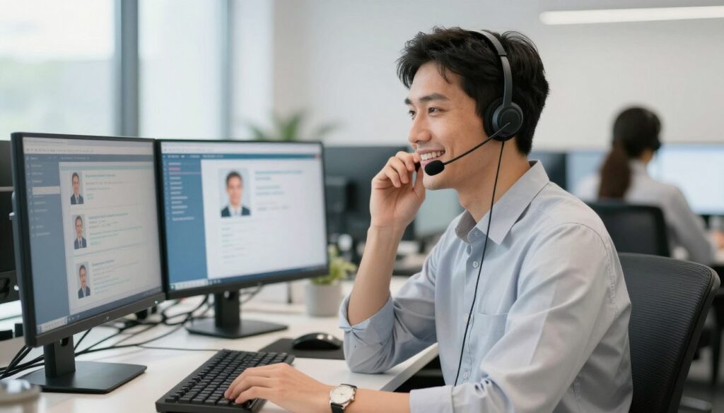 專業客服解答問題