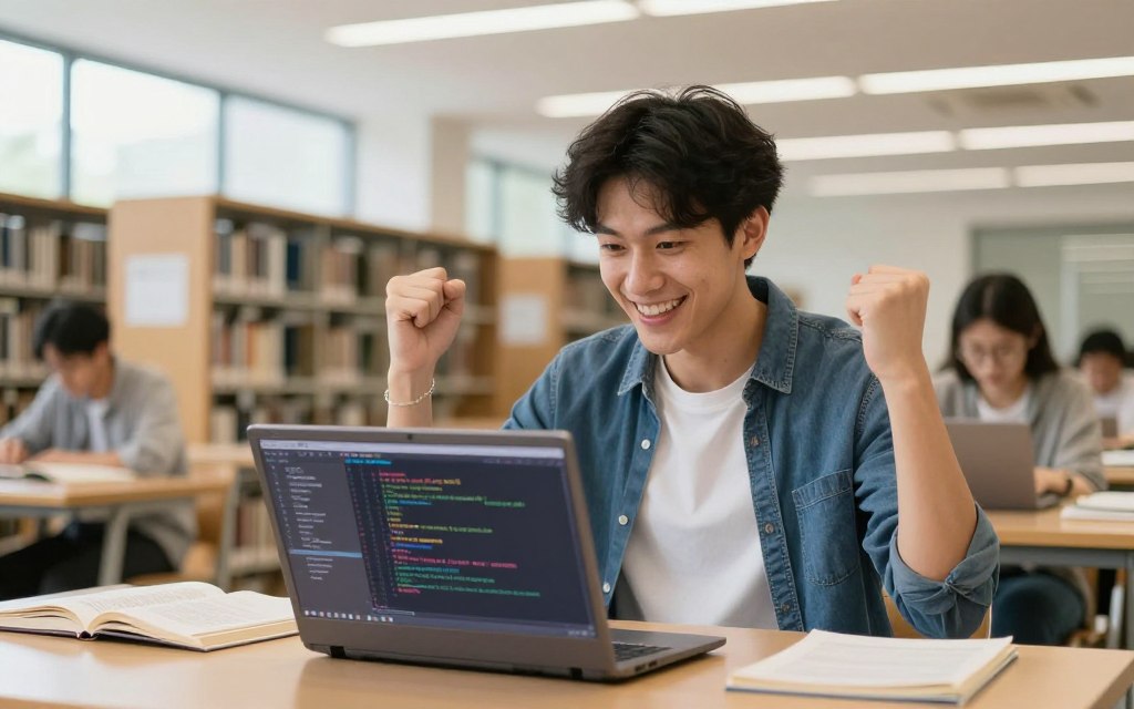 成功學習編程的學生