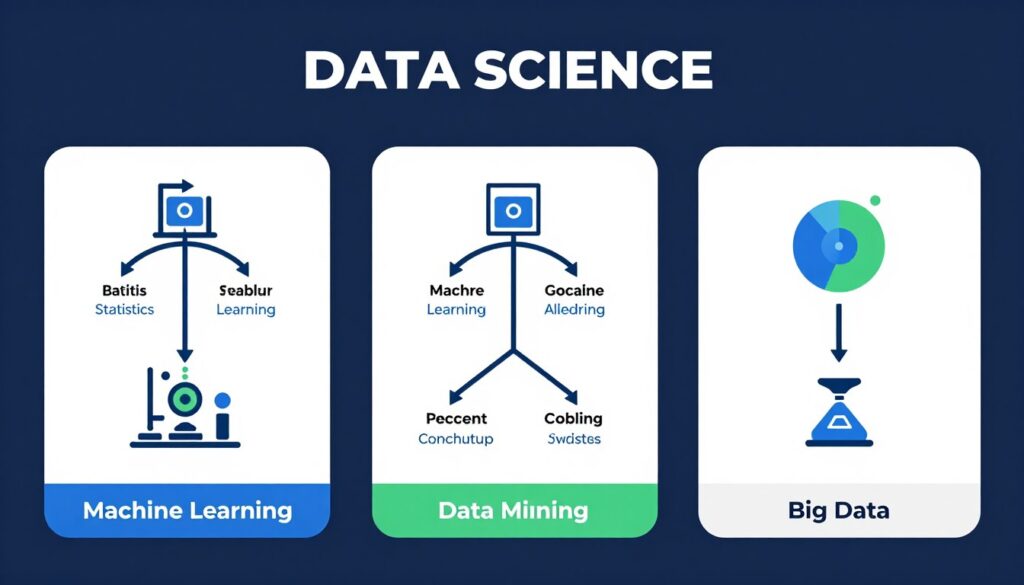 數據科學各個領域的視覺化展示圖表